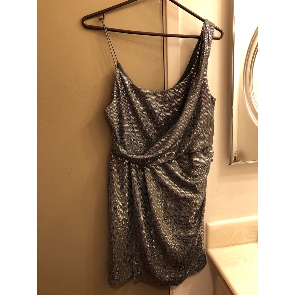 Topshop Silver Dress